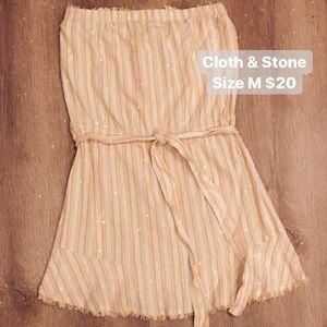 Cloth & Stone Anthropologie linen tube dress